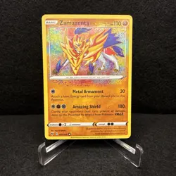 Pokemon TCG Zamazenta Amazing Rare 102/185 Vivid Voltage NM - Image 1
