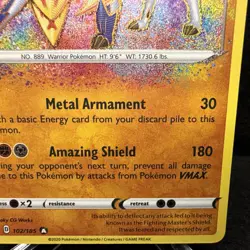 Pokemon TCG Zamazenta Amazing Rare 102/185 Vivid Voltage NM - Image 5