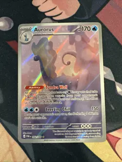 Aurorus - Illustration Rare Holo POR 092/088 NM Pokemon TCG - Image 1