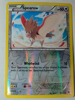 Spearow 78/119 XY Phantom Forces Pokemon Foil Holo Nice! - Image 1