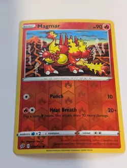 Magmar 029/192 - Rebel Clash Pokemon Reverse Holo Foil Nice! - Image 1