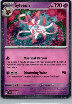 Sylveon (Cosmos Holo) 172 Scarlet & Violet Promo Pokemon TCG Holo P NM - Image 1