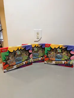 (3x) Ascended Heroes First Partners Deluxe Pin Collection Pokemon TCG Sealed Lot - Image 1
