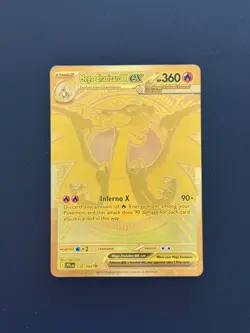 Pokemon TCG Mega Charizard X EX 130/094 Phantasmal Flames Gold Secret Rare NM - Image 1