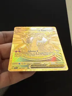 Pokemon TCG Mega Charizard X EX 130/094 Phantasmal Flames Gold Secret Rare NM - Image 3