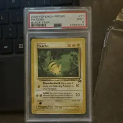 2000 Pokemon TCG Pikachu WOTC Black Star Promo 27/53 Regular PSA 9 English - Image 1