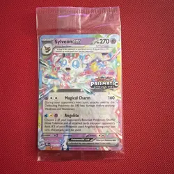 Stamped Sylveon ex 041/131 Pokemon Prismatic Evolution Surprise Box *SEALED* - Image 1