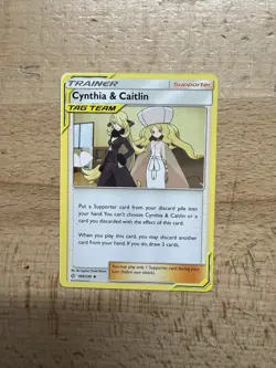Cynthia & Caitlin 189/236 Cosmic Eclipse Pokemon TCG NM - Image 1