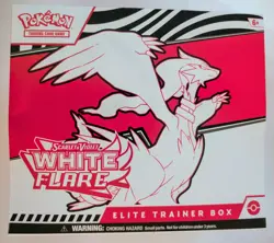 Pokemon TCG Scarlet & Violet White Flare Elite Trainer Box *Sealed* Ships Fast - Image 1