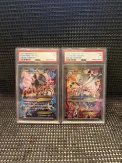 2015 POKEMON XY BREAKTHROUGH #159 & #160 FULL ART/M MEWTWO EX PSA 1 Sequential🔥 - Image 1