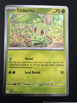Chikorita 008 Tepig 029 Totodile 041 Cosmos Holo Promos Ascended Heroes Pokemon - Image 2