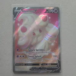 Pokemon- Alcremie V (Full Art) 064/072 Shining Fates Holo - Image 3