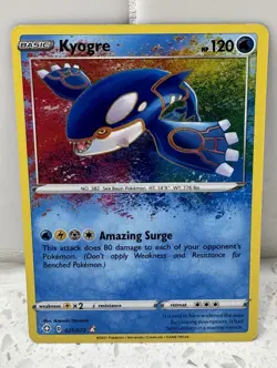 Pokemon TCG Kyogre 021/072 Shining Fates Amazing Rare Holo - Image 1
