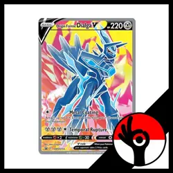 Pokemon TCG: Sword & Shield Promo - SWSH255 - Origin Forme Dialga V - Image 1