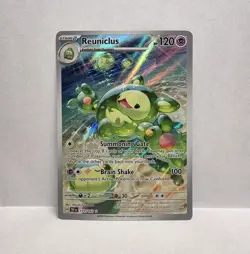 Pokemon TCG Reuniclus 171/162 Temporal Forces Illustration Rare - Image 1