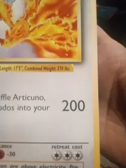 Pokemon Jumbo Promo Legendary Birds Vintage 1999 2000 Articuno Moltres Zapdos LP - Image 5