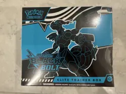 Pokemon TCG Scarlet & Violet—Black Bolt Elite Trainer Box English 2025 Thundurus - Image 1