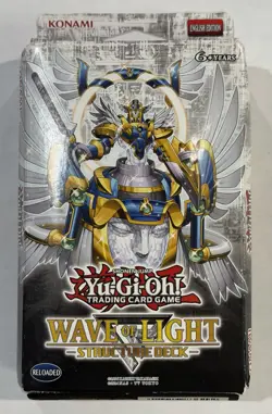 Yugioh Wave of Light Structure Deck Trading Card Game NEW Sealed 1st Edition TCG - Image 1