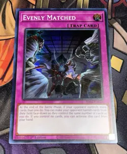 Yu-Gi-Oh! Evenly Matched - RA01-EN074 - Rarity Collection - Super Rare - LP - Image 2