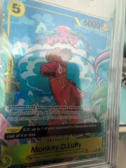 TAG Graded Gem Mint 10 Monkey.D.Luffy Two Legends Treasure Rare Card OP08-109 - Image 4