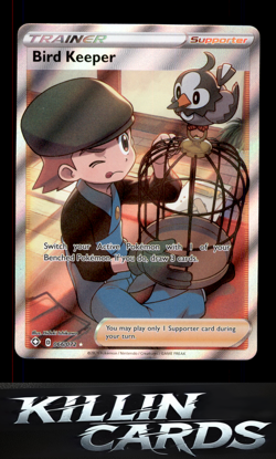 Bird Keeper (Full Art) 066/072 Pokemon Ultra Rare Shining Fates Card NM - Image 1