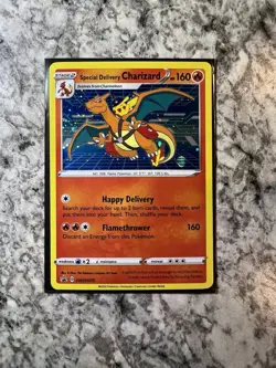 Special Delivery Charizard SWSH075 Sword & Shield Promo Cards Holo Pokemon Card - Image 1