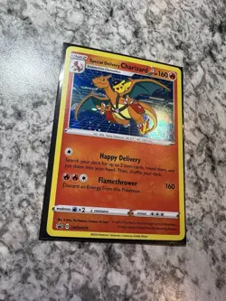 Special Delivery Charizard SWSH075 Sword & Shield Promo Cards Holo Pokemon Card - Image 3