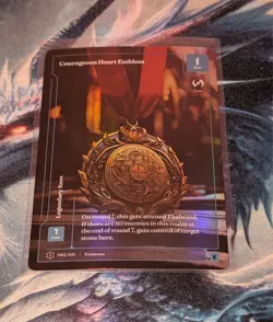 Wonders Of The First Courageous Heart Emblem Epic Formless Foil NM - Image 1