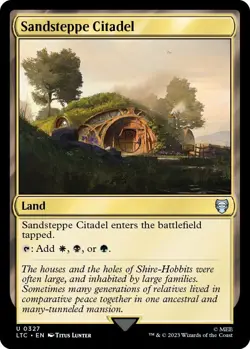MTG The Lord of the Rings Commander - Sandsteppe Citadel - Image 1