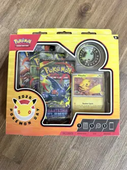 Pokemon Day 2026 collection box. Promo pikachu brand new sealed TCG 3 boosters - Image 1