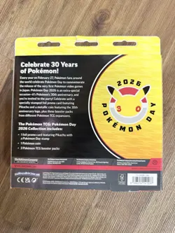Pokemon Day 2026 collection box. Promo pikachu brand new sealed TCG 3 boosters - Image 2