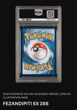 FEZANDIPITI EX 288/218 POKEMON ASCENDED HEROES SIR PSA 10 - Image 2
