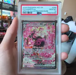 FEZANDIPITI EX 288/218 POKEMON ASCENDED HEROES SIR PSA 10 - Image 3