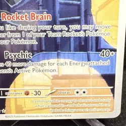 Pokemon TCG Team Rocket's Orbeetle 198/182 Illustration Rare Destined Rivals NM - Image 5