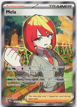 Mela 140/131 Holo Ultra Rare Prismatic Evolutions Pokemon Near Mint - Image 1