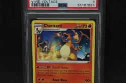 2020 Pokemon SWSH Charizard PSA 9 MINT Vivid Voltage 25/185 - Image 3