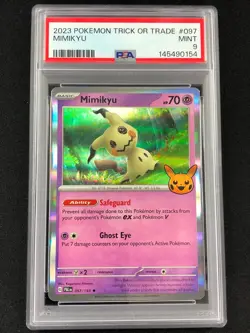 Pokemon 2023 Mimikyu 097/193 Trick Or Trade PSA 9 - Image 1