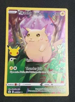 Pokemon TCG Celebrations Pikachu 005/025 25th Anniversary Edition - Image 1