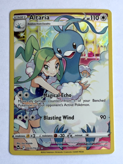 Pokemon TCG Altaria TG11/TG30 Sword & Shield Silver Tempest Trainer Gallery Holo - Image 1