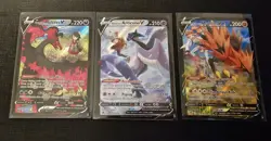 Galarian Moltres Zapdos Articuno V Trainer Gallery Set TG16 19 20 Pokemon TCG NM - Image 1