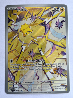 Pokemon TCG Joltik 150/142 Stellar Crown Illustration Rare Holo - Image 1