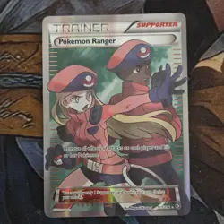 Pokemon Ranger Full Art Ultra Rare Holo 113/114 XY Steam Siege Trainer EN - Image 1