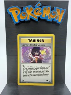 Pokemon Sabrinas Psychic Control 2000 Gym Challenge 118/132 Uncommon Trainer Car - Image 1