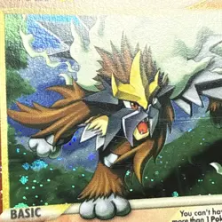 Pokemon Entei Gold Star 113/115 Unseen Forces Holo LP+ - Image 4