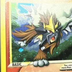 Pokemon Entei Gold Star 113/115 Unseen Forces Holo LP+ - Image 5