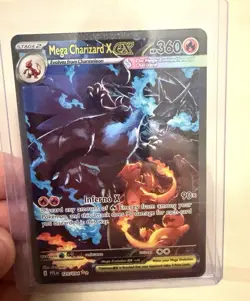 Charizard X ex 125/094 Phantasmal Flames Holo SIR Pokemon TCG Mega - Image 1