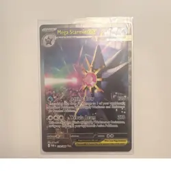 Mega Starmie EX Holo Rare Pokemon TCG POR 118/088 Mega Evolution Jetting Blow - Image 1