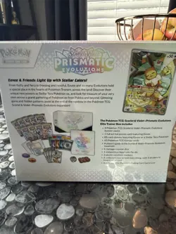 POKEMON Scarlet & Violet Prismatic Evolutions Elite Trainer Box-BRAND NEW SEALED - Image 2