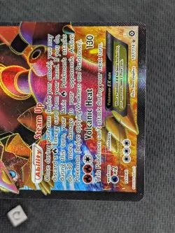 Volcanion EX 107/114 - Steam Siege Ultra Rare Holo Pokemon TCG NM - Image 5