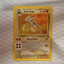 Pokemon Kabutops Fossil Holo Rare Holo 9/62 60 HP Stage 2 English EN - Image 3